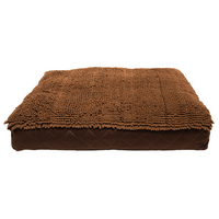 Dog Gone Smart Rectangle Dog Bed Cushion Brown - 3 Sizes image