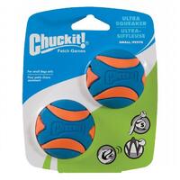 Chuckit Ultra Squeaker Fetch Ball Dog Toy 2 Pack - 2 Sizes image