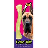 Fido Extra Tuff Bone Dog Dental Chew Toy Beef - 4 Sizes image
