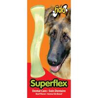 Fido Superflex Bone Dog Dental Chew Toy Beef - 4 Sizes image