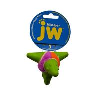 JW Pet Mixups Arrow Ball Spiked Rubber Plush Dog Toy - 2 Sizes image