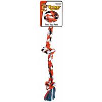 Flossy Chews Three Knot Tug Dog Chew Toy - 5 Sizes image