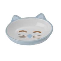 Petrageous Here Kitty Ceramic Cat Bowl Oval - 2 Colours image