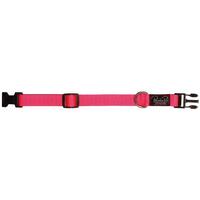 Prestige Pet 3/4 Inch Adjustable Nylon Dog Collar Hot Pink - 2 Sizes image