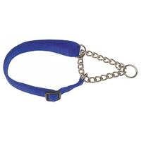 Prestige Pet 3/8 Inch Adjustable Semi Choke Dog Collar Blue - 2 Sizes image
