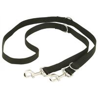 Prestige Pet Flat Nylon Bench Dog Leash Black - 2 Sizes image