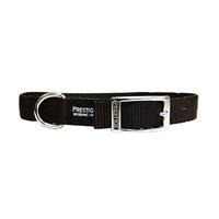 Prestige Pet Single Layer Nylon Adjustable Dog Collar Brown 1 Inch - 5 Sizes image