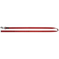 Prestige Pet Single Ply Dog Leash Red 1 Inch - 2 Sizes image