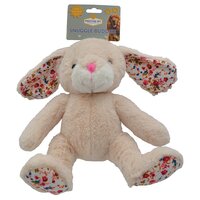 Prestige Pet Snuggle Buddies Bunny Plush Dog Squeaker Toy - 3 Colours (SPECIAL) image