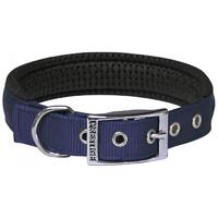 Prestige Pet Soft Padded Adjustable Dog Collar Navy 1 Inch - 4 Sizes image