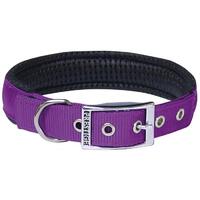 Prestige Pet Soft Padded Adjustable Dog Collar Purple 1 Inch - 6 Sizes image