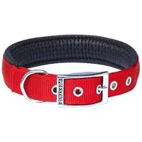 Prestige Pet Soft Padded Adjustable Dog Collar Red 1 Inch - 6 Sizes image