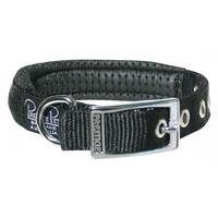Prestige Pet Soft Padded Adjustable Dog Collar Black 3/4 Inch - 4 Sizes image