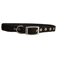 Prestige Pet Soft Padded Adjustable Dog Collar Brown 3/4 Inch - 4 Sizes image