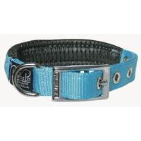 Prestige Pet Soft Padded Adjustable Dog Collar Turquoise 3/4 Inch - 4 Sizes image