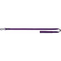 Prestige Pet Soft Padded Dog Leash Purple 1 Inch - 2 Sizes image