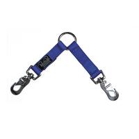 Prestige Pet Two-Dog Coupler Leash Attachment Blue 3/4 Inch - 2 Sizes image