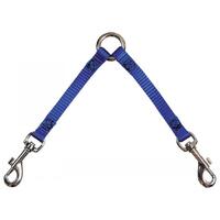 Prestige Pet Two-Dog Coupler Leash Attachment Blue 3/8 Inch - 2 Colours image