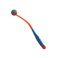 Scream Deluxe Grip Ball Launcher Dog Toy Loud Orange/Blue - 2 Sizes image
