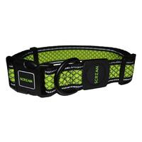 Scream Reflective Adjustable Dog Collar Loud Green - 4 Sizes image