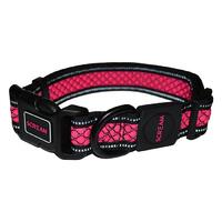 Scream Reflective Adjustable Dog Collar Loud Pink - 4 Sizes image