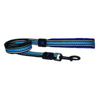 Scream Reflective Padded Dog Leash Loud Blue - 2 Sizes image