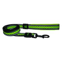 Scream Reflective Padded Dog Leash Loud Green - 2 Sizes image