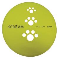Scream Silicone Pet Flyer Dog Toy Loud Green - 2 Sizes image
