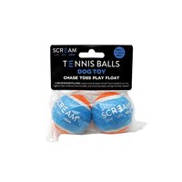 Scream Tennis Ball Dog Toy Small 5cm 2 Pack - 2 Colours image