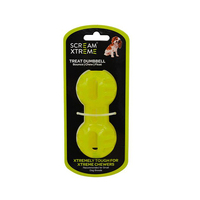 Scream Xtreme Treat Dumbbell Treat Dispensing Dog Toy - 3 Sizes image