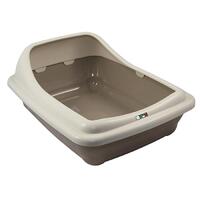 Zeez Birba Non-Slip Cat Litter Tray Large - 2 Colours image