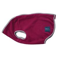 Zeez Cozy Fleece Indoor & Outdoor Dog Vest Shiraz Red - 3 Sizes image