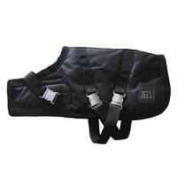 Zeez Supreme Waterproof Dog Coat Oil Skin/Black - 12 Sizes image