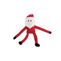 Zippy Paws Holiday Crinkle Santa Dog Squeaker Toy - 2 Sizes image