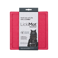 LickiMat Classic Soother Boredom Buster Cat Slow Feeder Mat - 5 Colours image