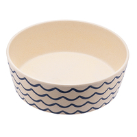 Beco Classic Bamboo Printed Dog Bowl Ocean Waves - 2 Sizes image