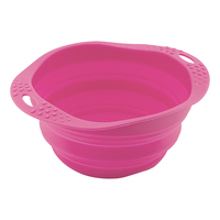 Beco Collapsible Travel Dog Bowl Dishwasher Safe Pink - 3 Sizes image