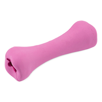 Beco Rubber Bone Treat Dispensing Interactive Dog Toy Pink - 2 Sizes image