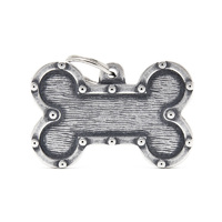 My Family Bronx Bone Futuristic Pet Tag Collar Accessory - 2 Sizes image