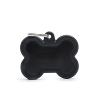 My Family Hush Tag Bone Pet Tag Collar Accessory - 5 Colours image