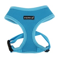 Puppia Soft Polyester Adjustable Dog Harness Sky Blue - 6 Sizes image