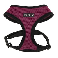 Puppia Soft Polyester Adjustable Dog Harness Purple - 6 Sizes image