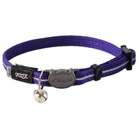 Rogz Alleycat Adjustable Safeloc Cat Collar Purple - 2 Sizes image