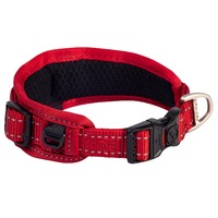 Rogz Classic Reflective Dog Collar Padded Red - 3 Sizes image
