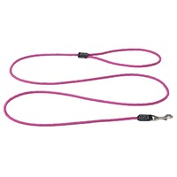 Rogz Classic Rope Genuine Leather Cuffs Dog Lead Pink - 3 Sizes image