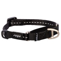 Rogz Control Non-Slip Dog Safety Collar Web Black - 4 Sizes image