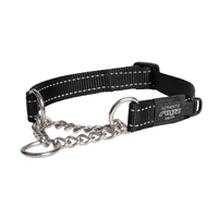 Rogz Control Obedience Non-Slip Dog Collar Black - 3 Sizes image