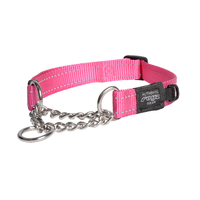 Rogz Control Obedience Non-Slip Dog Collar Pink - 3 Sizes image
