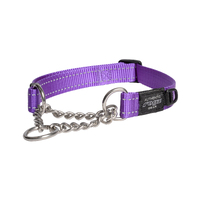 Rogz Control Obedience Non-Slip Dog Collar Purple - 3 Sizes image