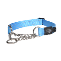 Rogz Control Obedience Non-Slip Dog Collar Turquoise - 3 Sizes image